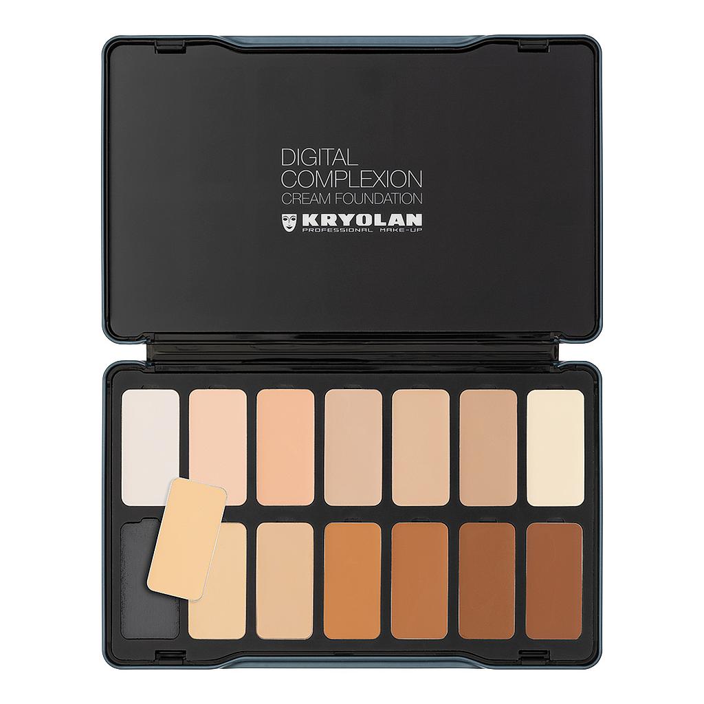 11008 Paleta Digital Complexion Cream Foundation 14 colores