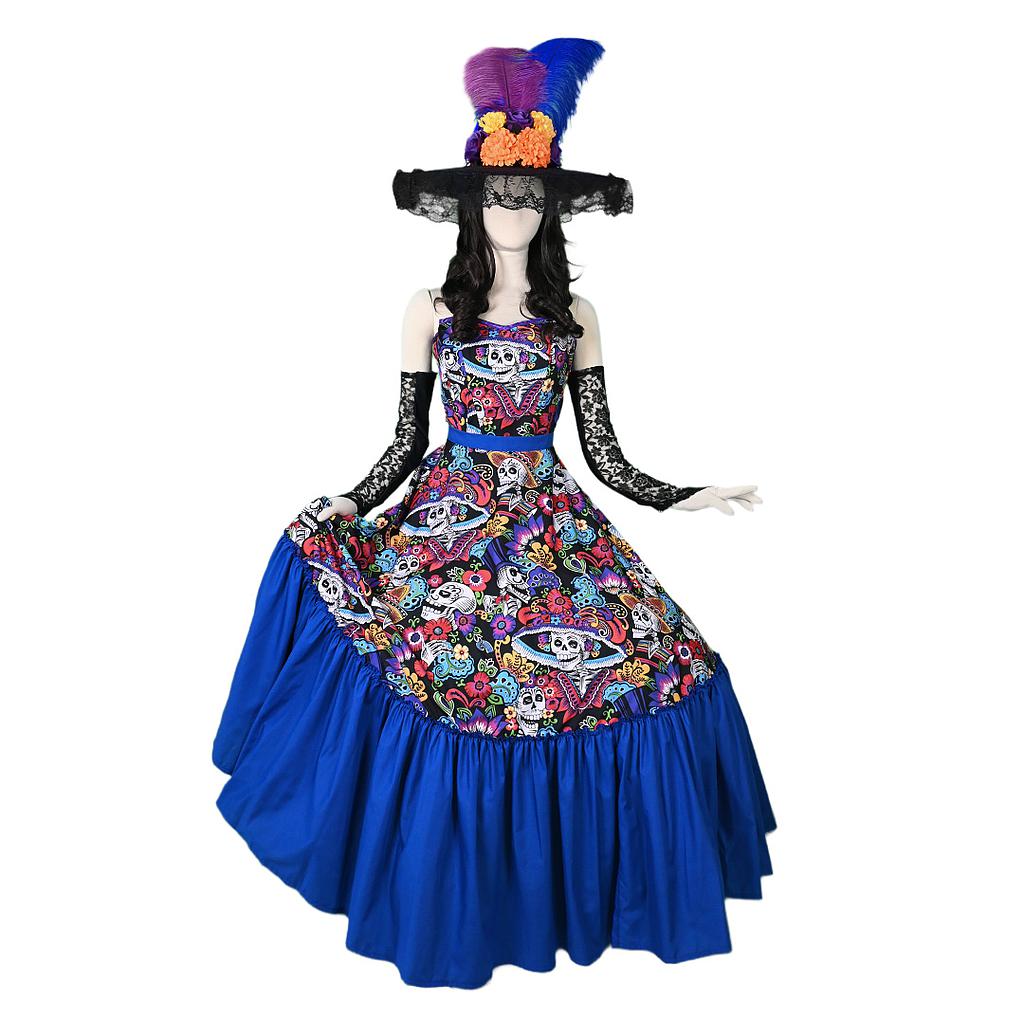 Catrina Tradicional Azul