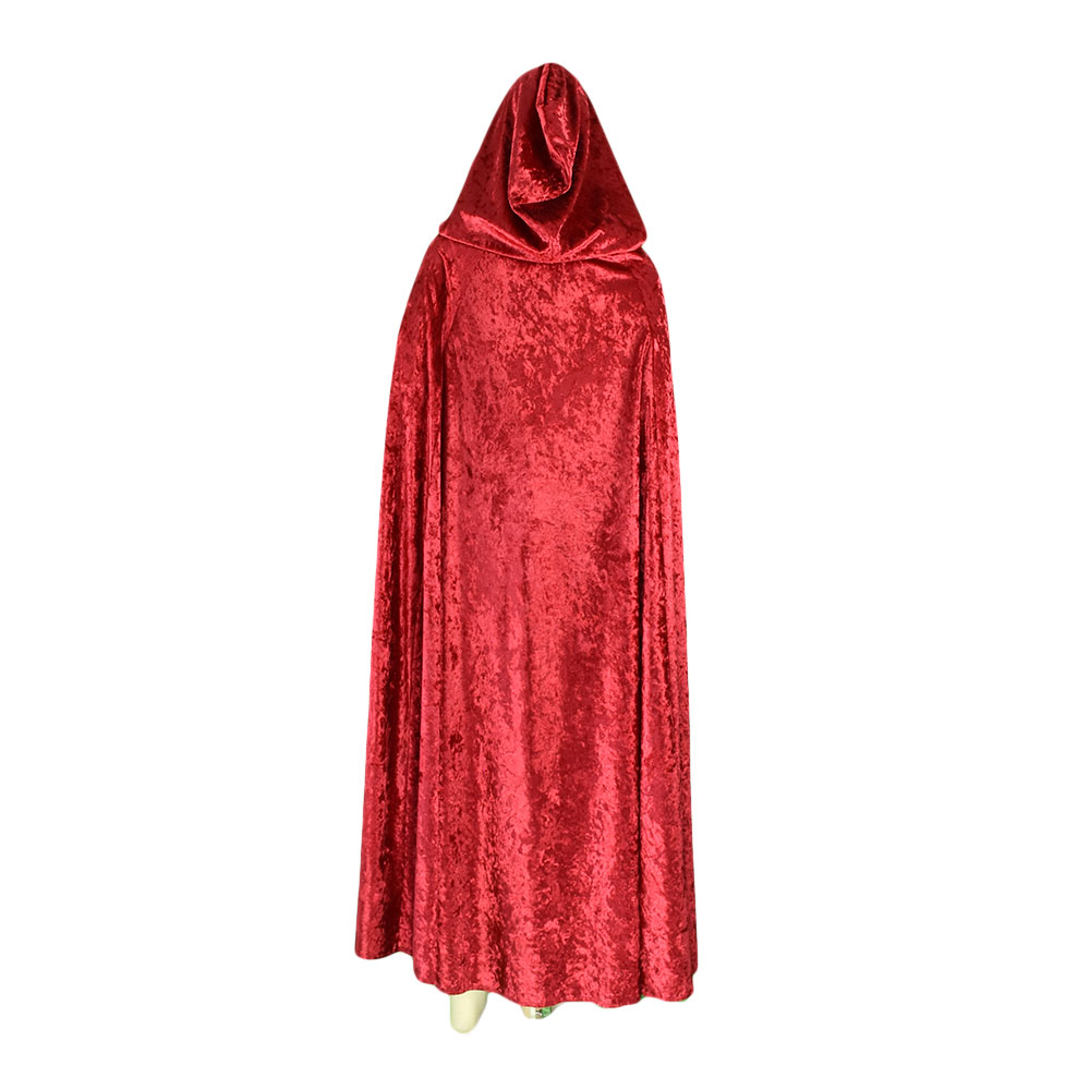Capa de terciopelo cronchado corta