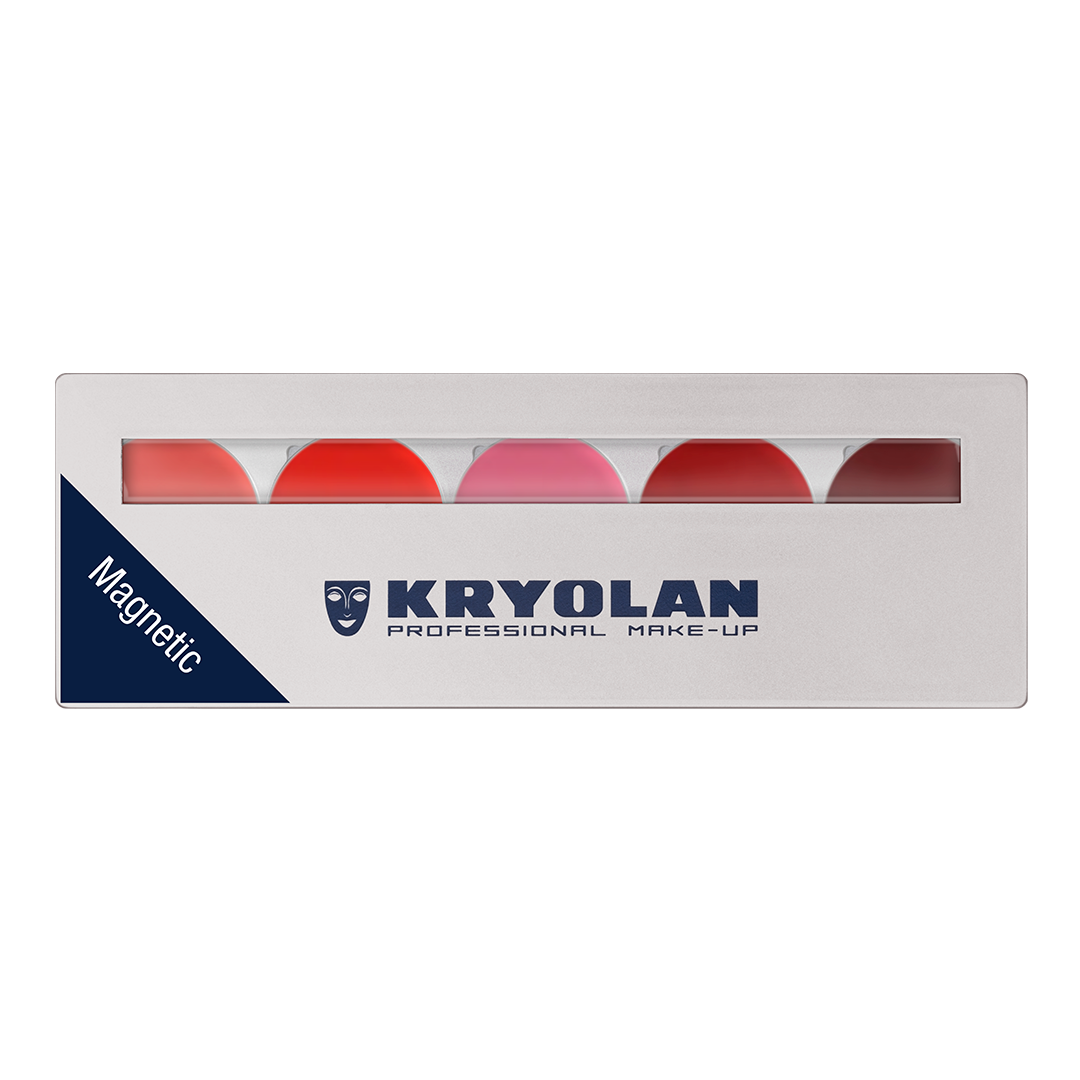 1215 Set de labiales de 5 colores (estuche magnético)