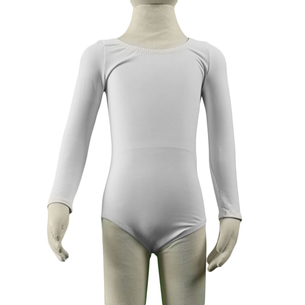 Leotardo para niña manga larga suplex