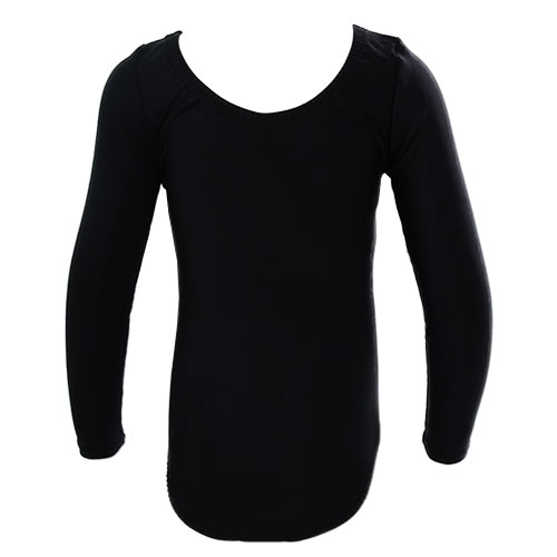 Leotardo de niña manga larga algodón