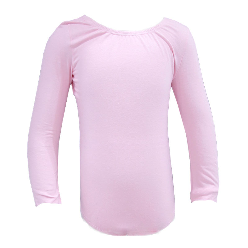 Leotardo de niña manga larga algodón