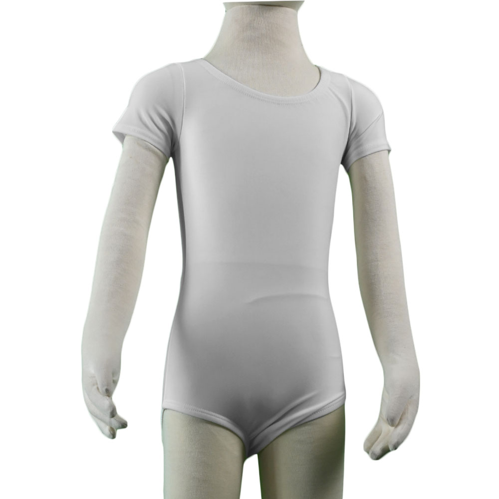 Leotardo para niña manga corta algodón