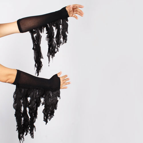 Mitenes de bruja malvada