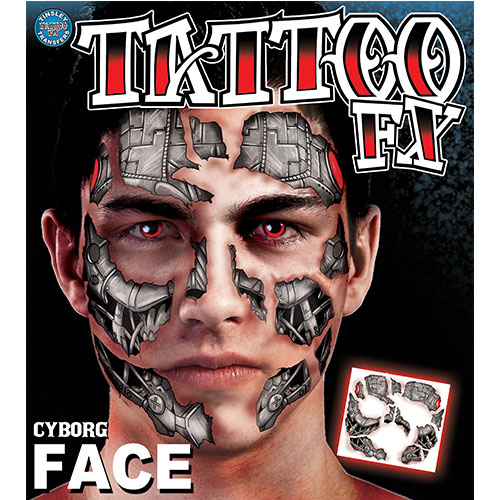FC-505 Tatuaje Cyborg face