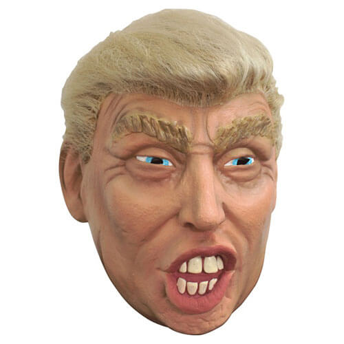 Máscara de Trump con cabello