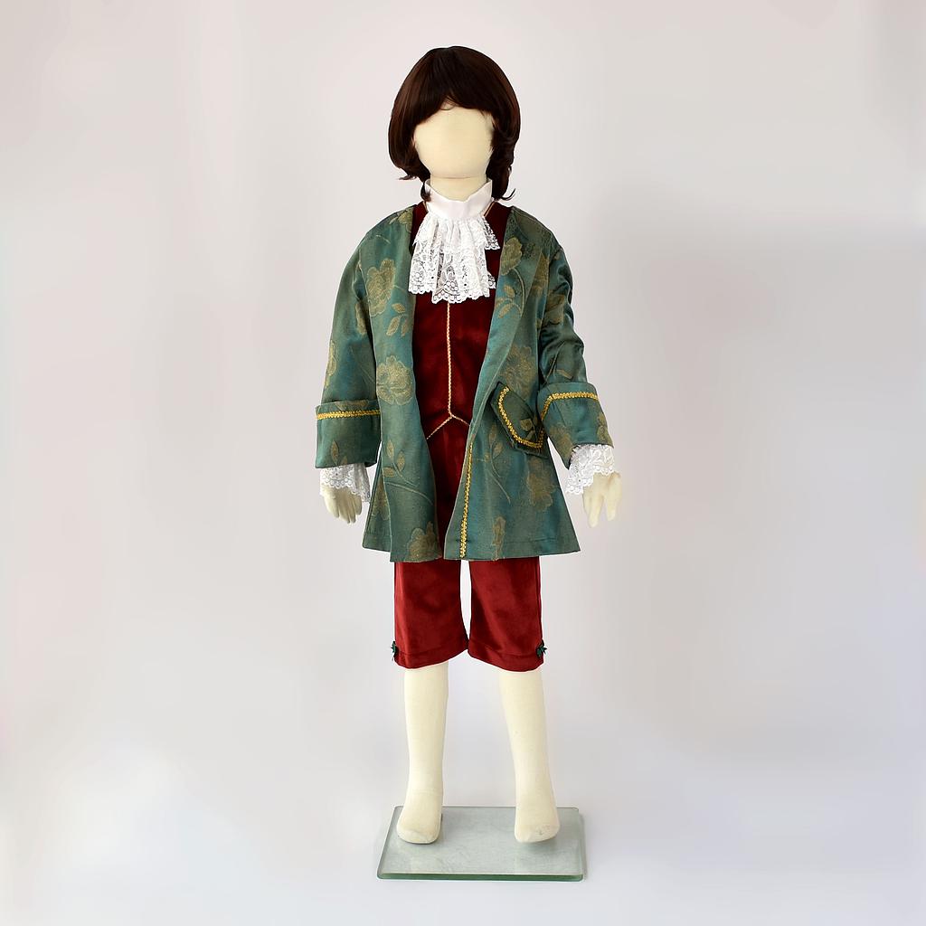 Traje de época con chaleco