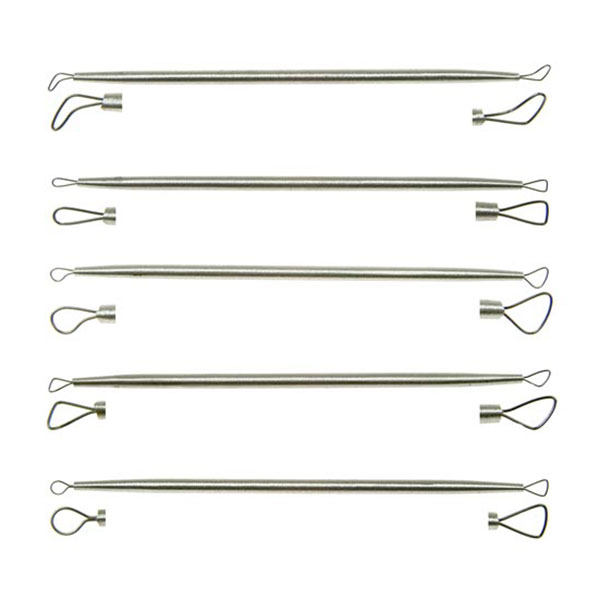 Set de estiques metálicos para modelado 608AZ