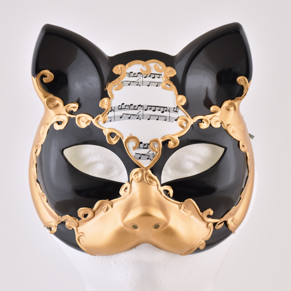 Máscara Veneciana de Gato Mod. CR004