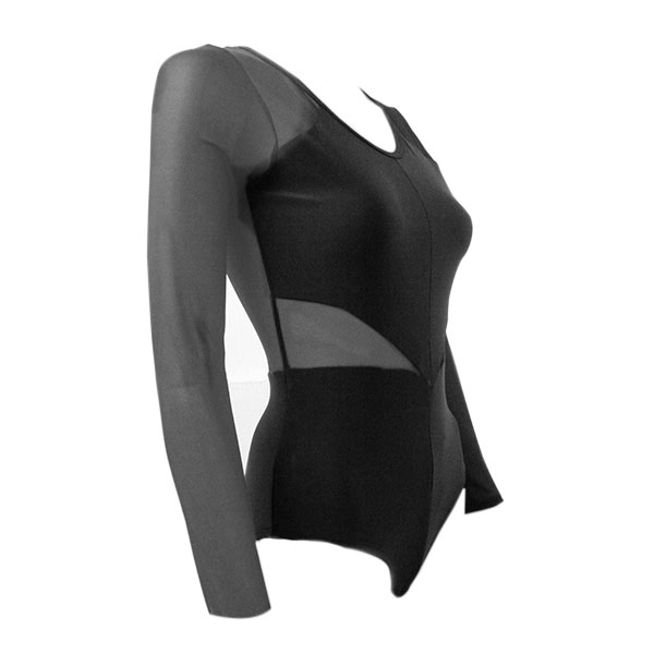 Leotardo Mod. 533 mangas de mesh_2