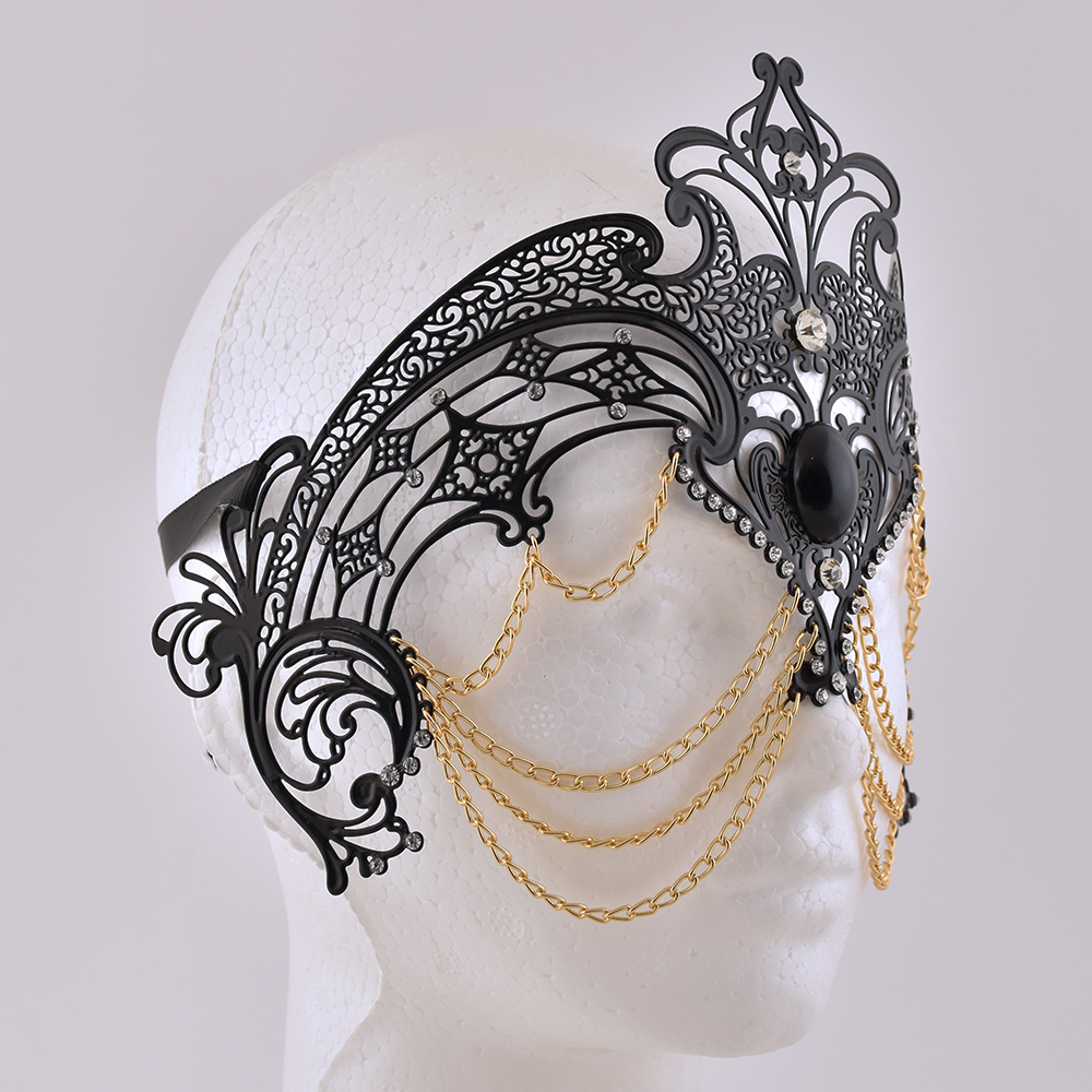 Antifaz Veneciano con Cadenas Mod. J058B