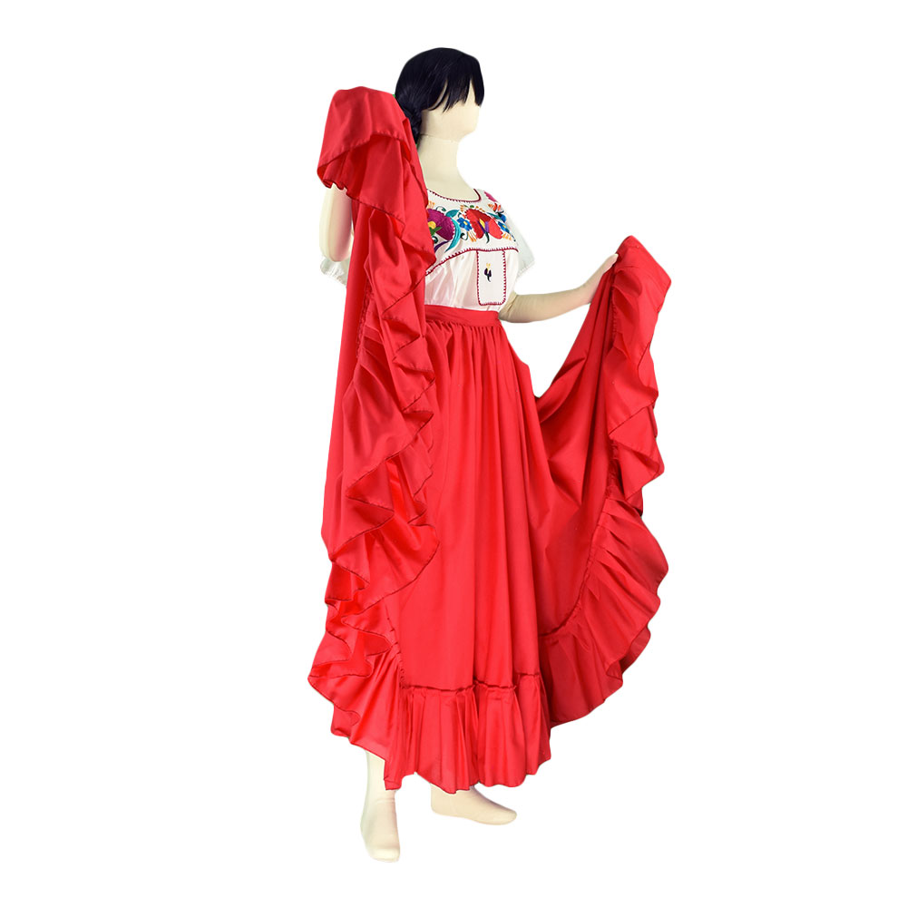 Falda de ensayo doble