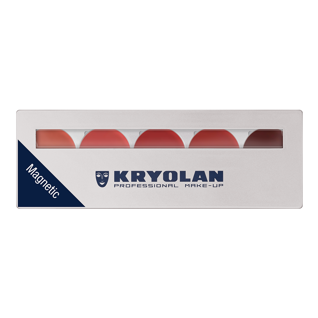 1215 Set de labiales de 5 colores (estuche magnético)