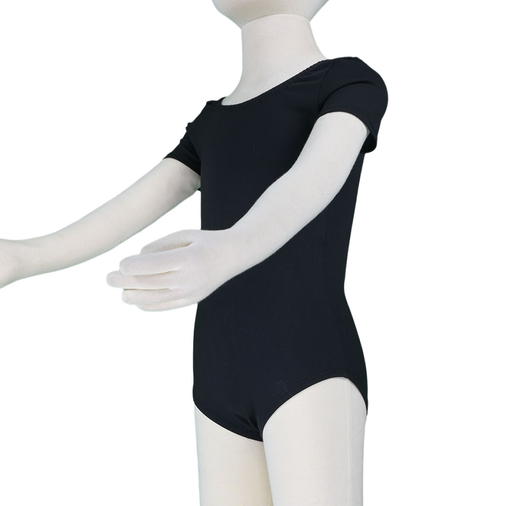 Leotardo para niña manga corta algodón