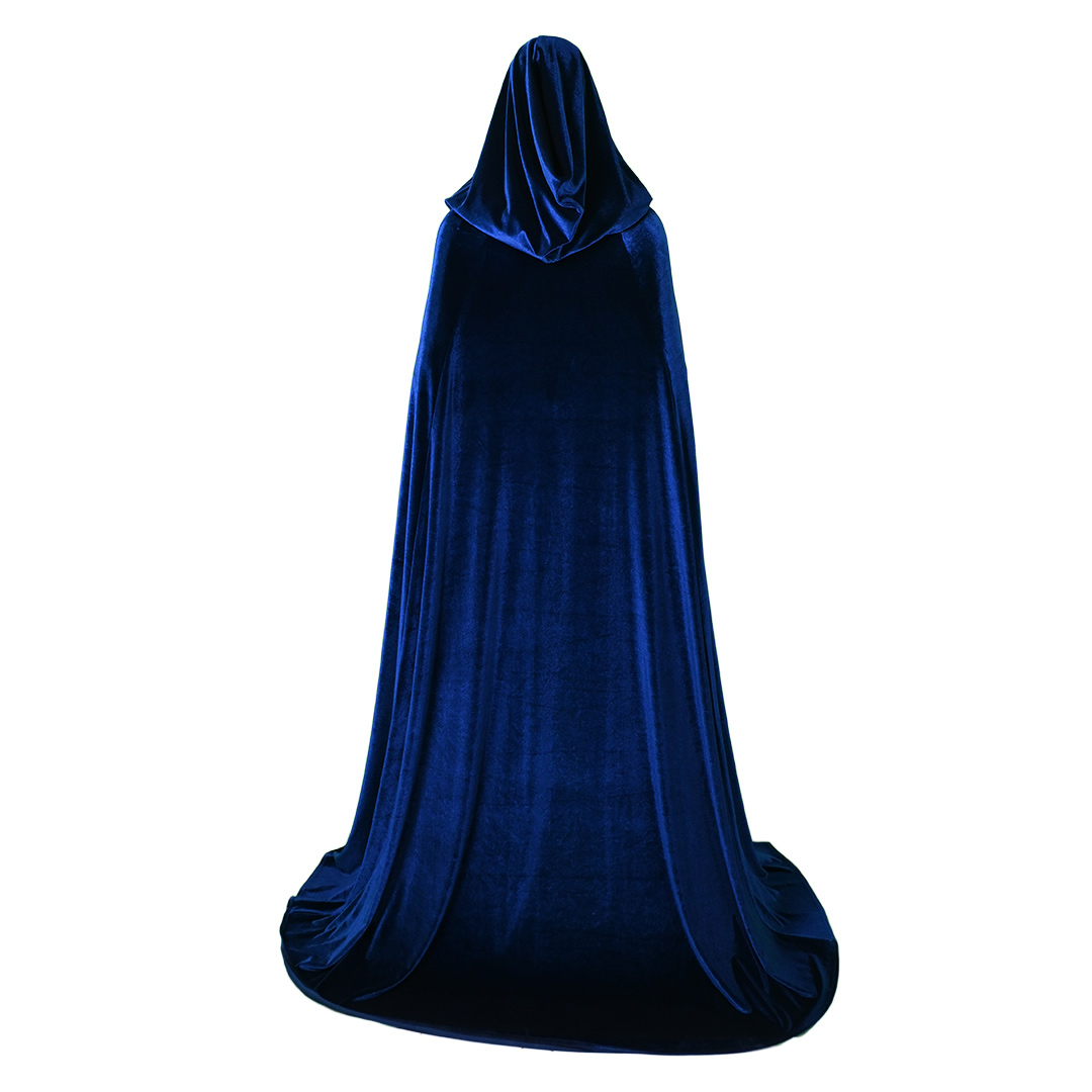 Capa de terciopelo larga